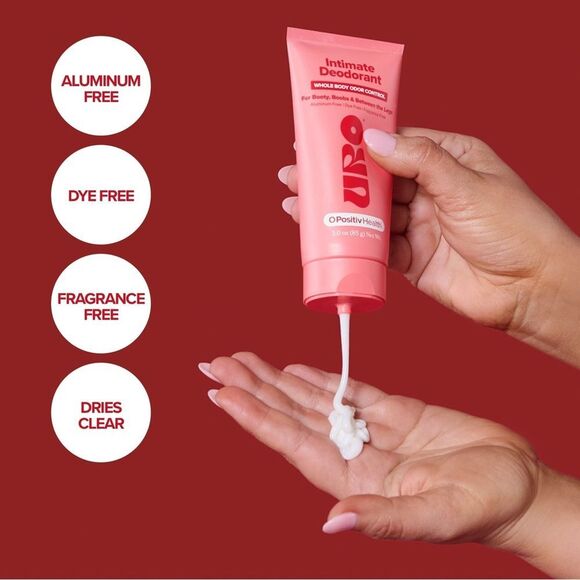 Bundle of 2 - O Positiv URO Intimate Deodorant Cream 3oz - Picture 3 of 7